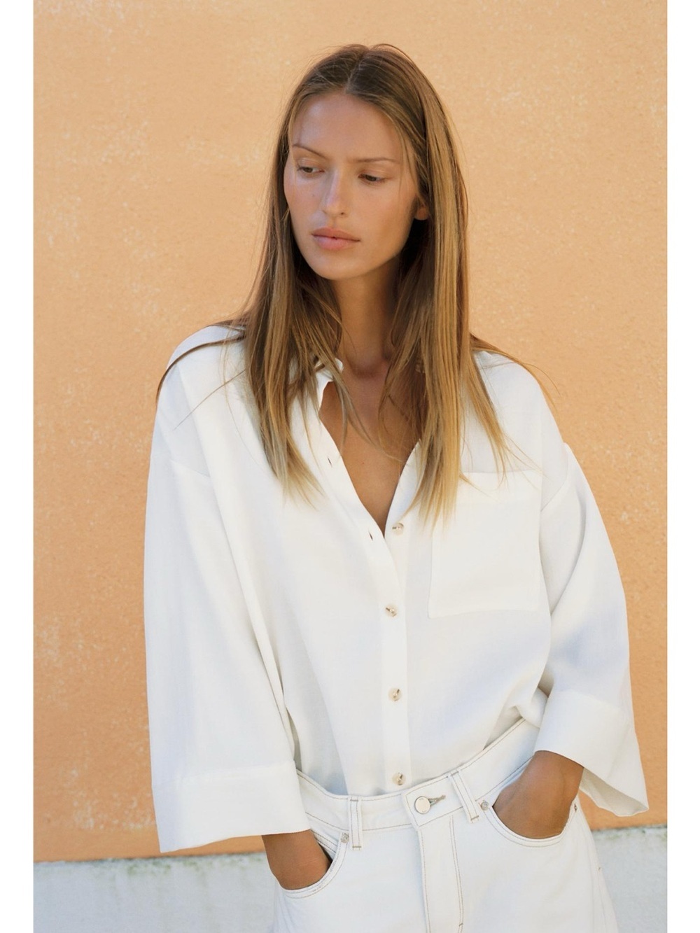 ❗️LAST CHANCE❗️Zara OVERSIZED WIDE SLEEVE SHIRT